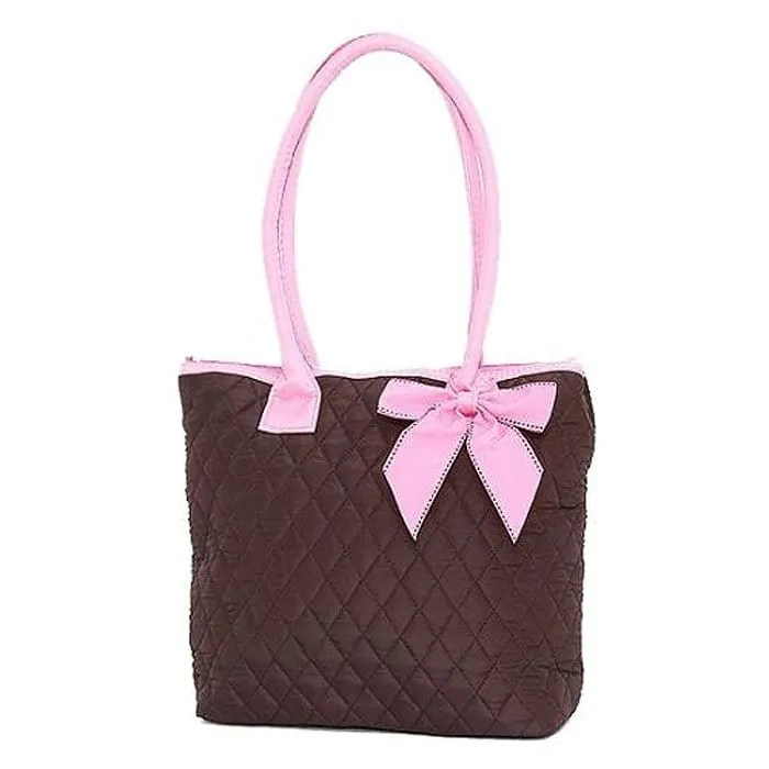 QS301 Quilted Solid Small Tote Timeless Design