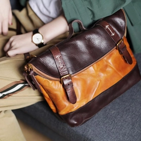 Brown Womens Leather Satchel Handbag Womens Satchel Shoulder Handbags Purse for Ladies Elegant Texture