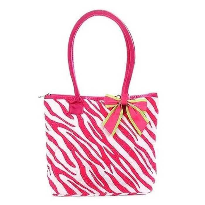 City Lifestyle QZ301 Quilted Zebra Small Tote