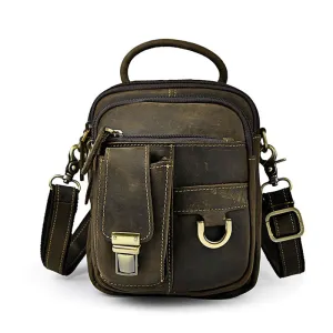 Vintage Leather Belt Pouches for Men Waist Bag BELT BAG Shoulder Bag For Men Elegant Edge Luxury Function