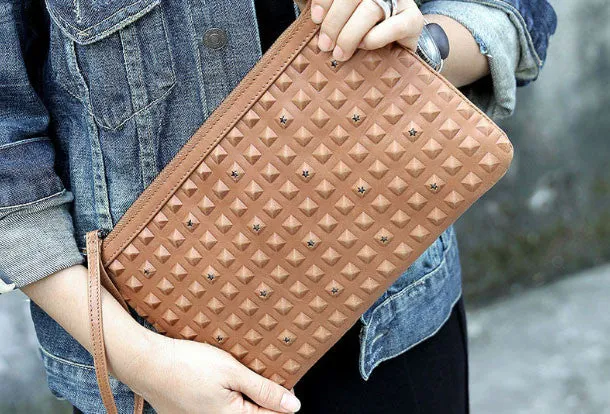 Handmade clutch bag purse crossbody leather bag purse shoulder bag for women Outdoor Style