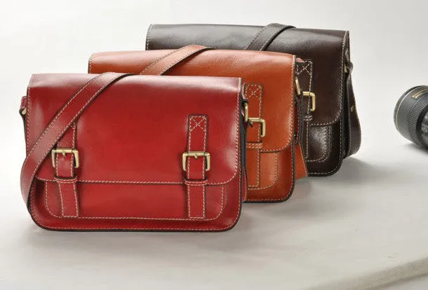 Handmade vintage leather Satchel Bags crossbody bag Shoulder Bag for girl women Timeless Appeal