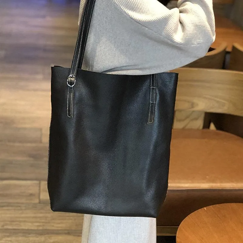 Modern Function Large SHOPPER Bag - Large Leather Tote Bag - Big Shoulder Bag, Travel Bag, Shopping Bag - Oversized Tote - Everyday Purse Bag