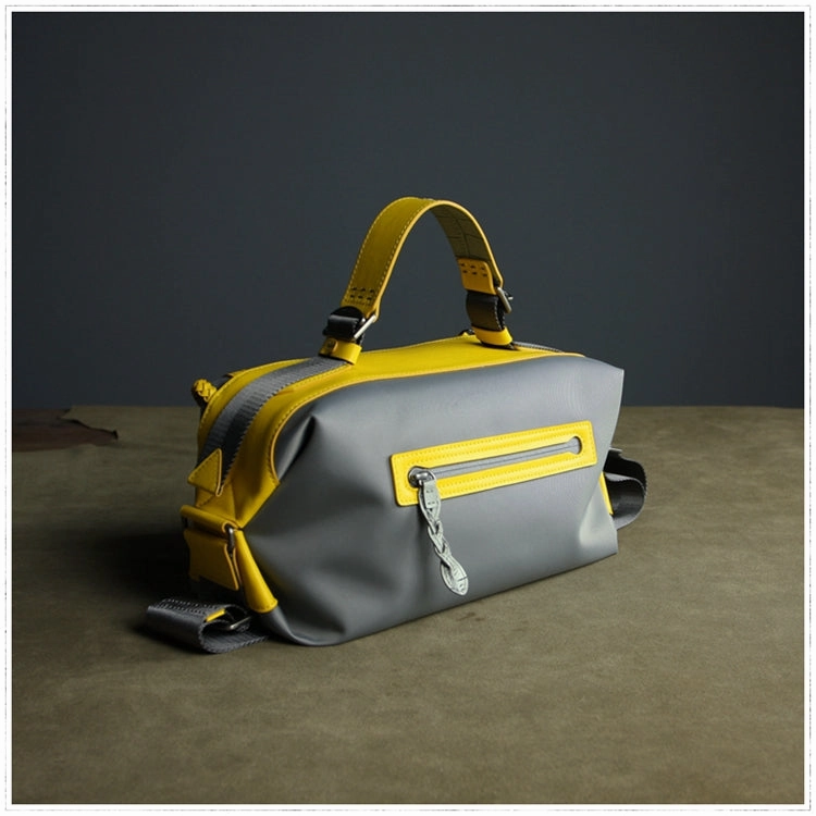 Cute Womens Orange NYLON Handbag Purse Cube NYLON Shoulder Bag Crossbody Purse for Ladies Outdoor Comfort Timeless Appeal