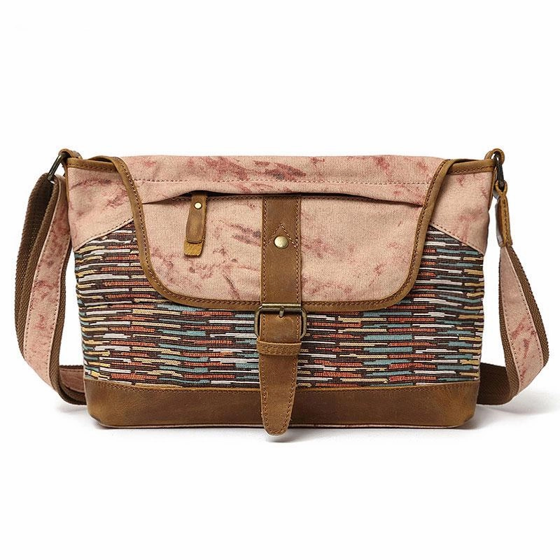 Versatile Storage Mens Canvas Rustic Side Bag Messenger Bag Camera Courier Bag Shoulder Bag for Men