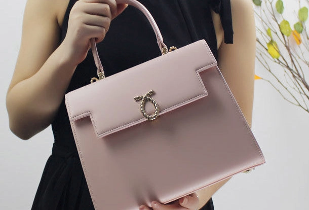 Genuine Leather handbag Kelly bag shoulder bag for women leather crossbody bag Sophisticated Outfit Luxury Office