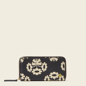 Organized Storage Forget Me Not Wallet - Posey Flower Midnight