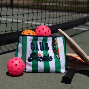 Stylish Functionality Balanced Geometry Club Pickleball Pouch