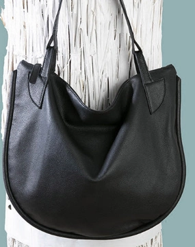 Handmade Genuine Leather Handbag Tote Large Shopper Bag Purse Handbag Shoulder Bag Purse For Women Design Vision Classic Accent