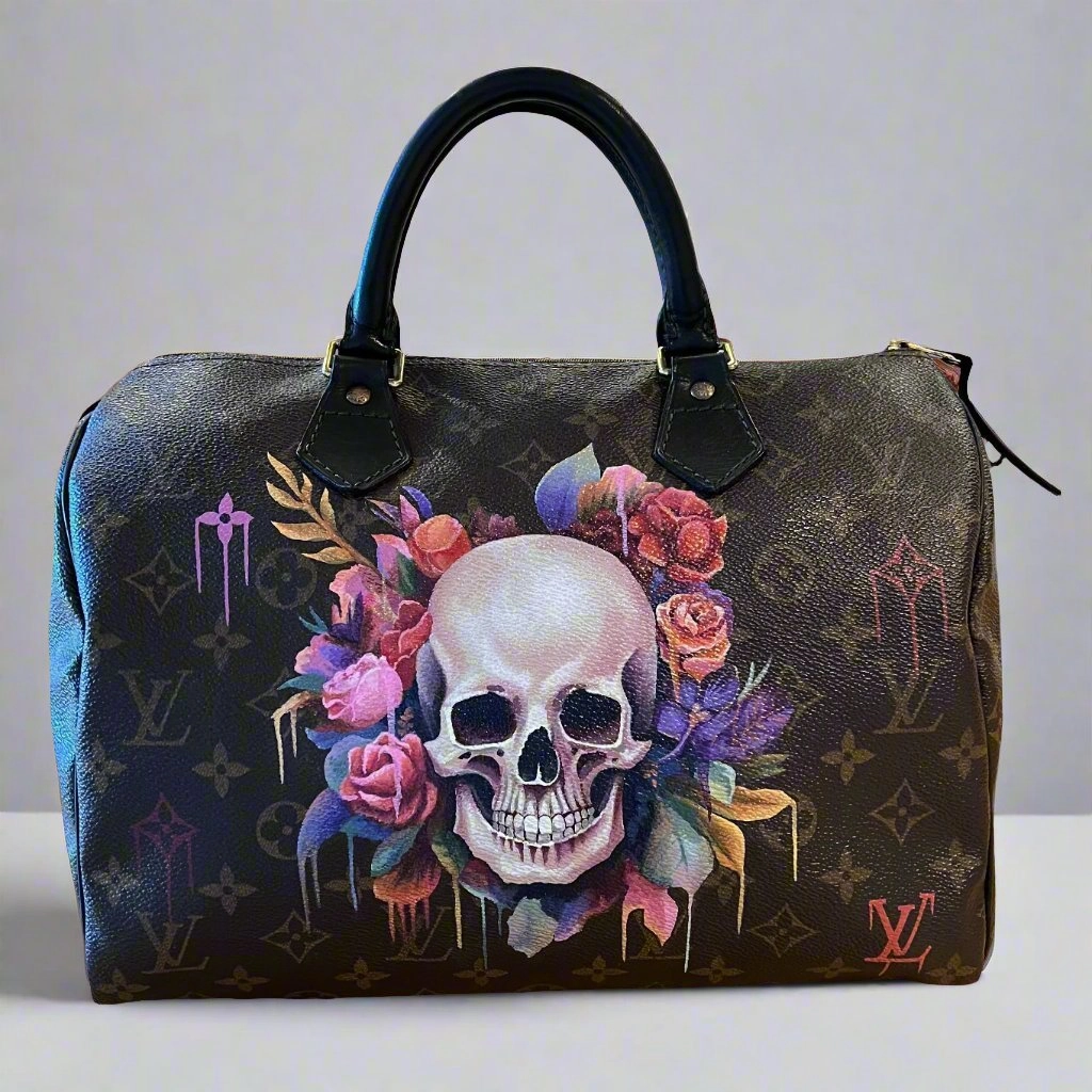 Skull in Bloom work commute