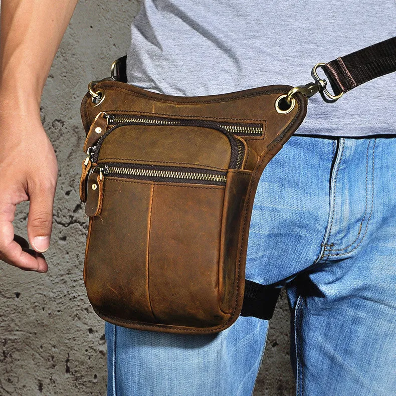 Leather Belt Pouch for men Waist Bag BELT BAG Shoulder Bag For Men Modern Craft