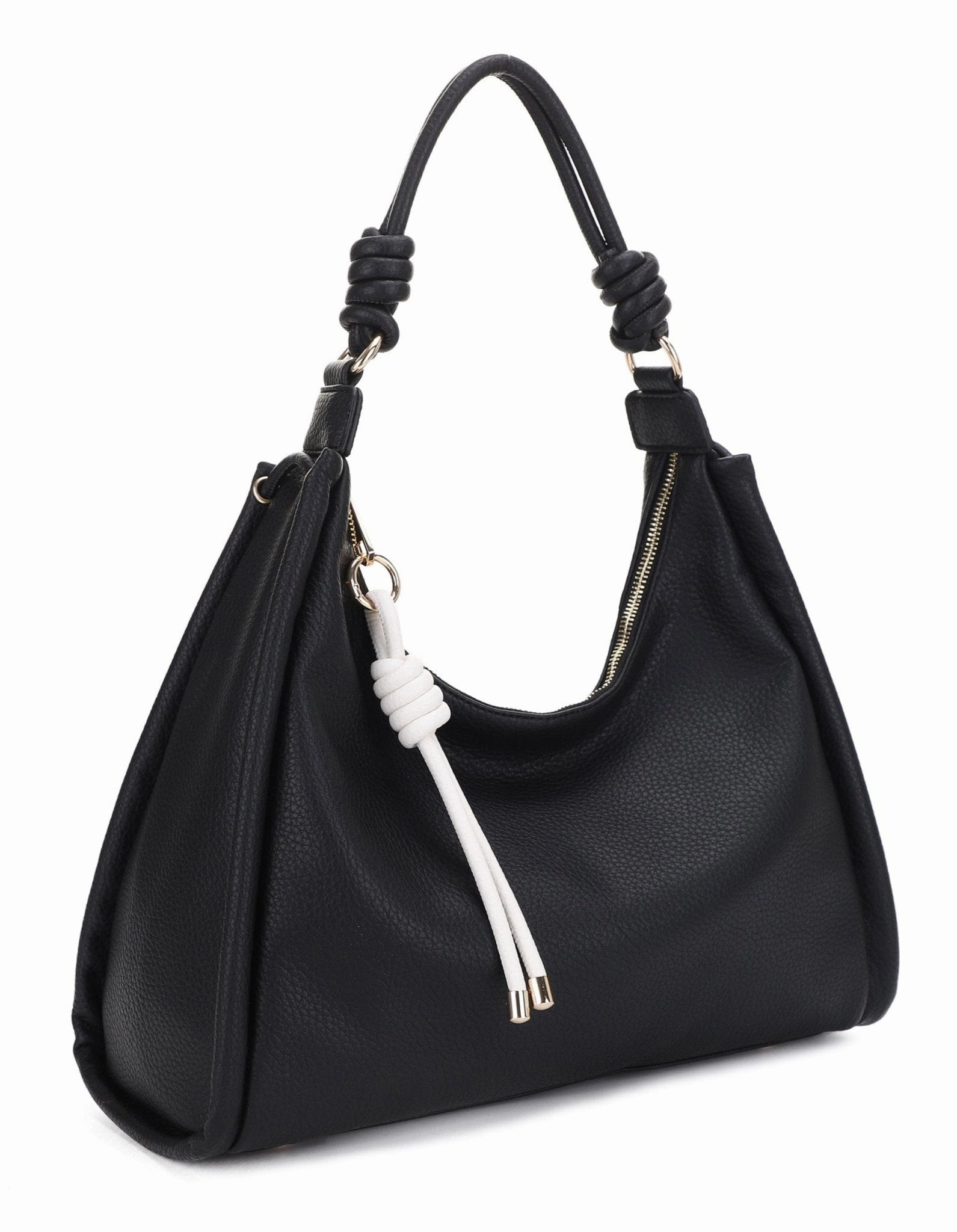 Modern Carry AS20681 Chelsea Hobo bag with String Zip Puller accent