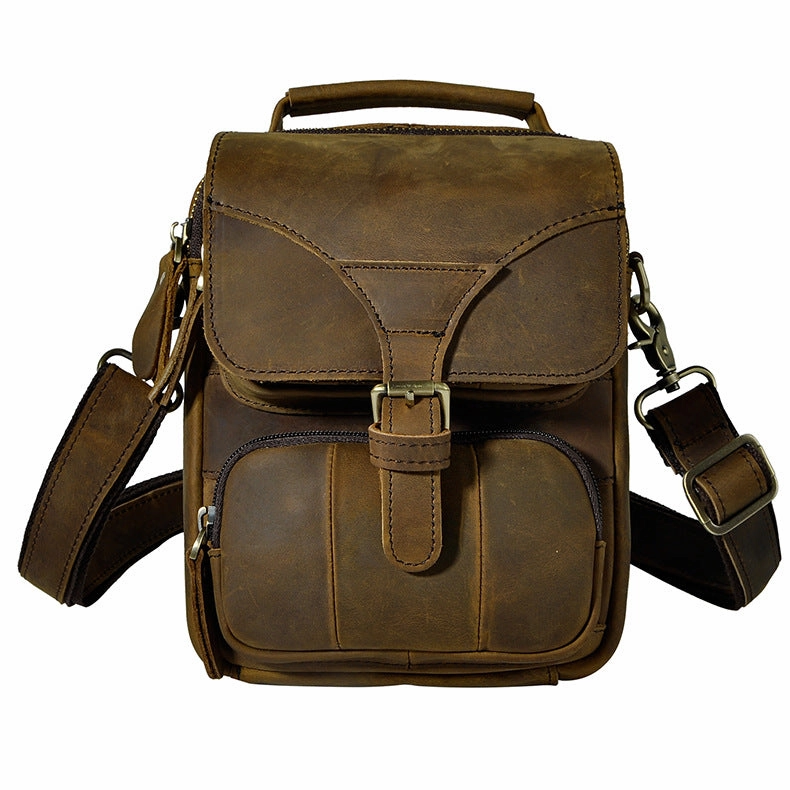 Small Leather Handbag Belt Pouch for men Waist Bag BELT BAG Shoulder Bag For Men Trendy Edge Premium accessory