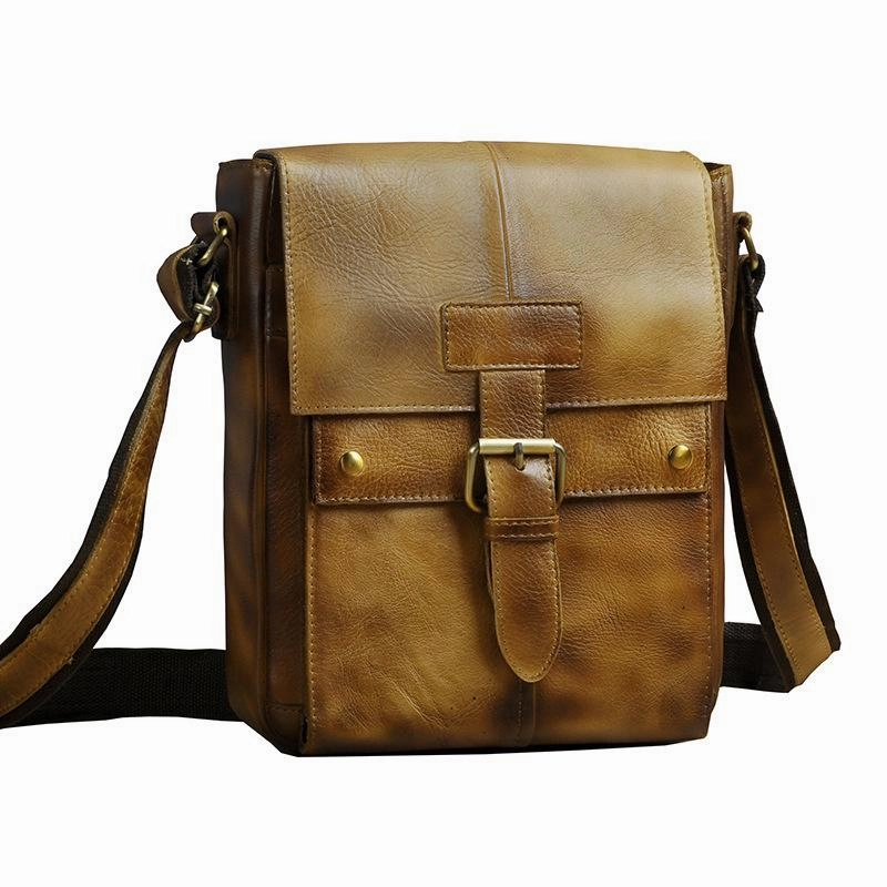 Essential Gear Urban Carry Small Leather Mens SIDE BAGs COURIER BAGs Messenger Bag Shoulder Bag for Men