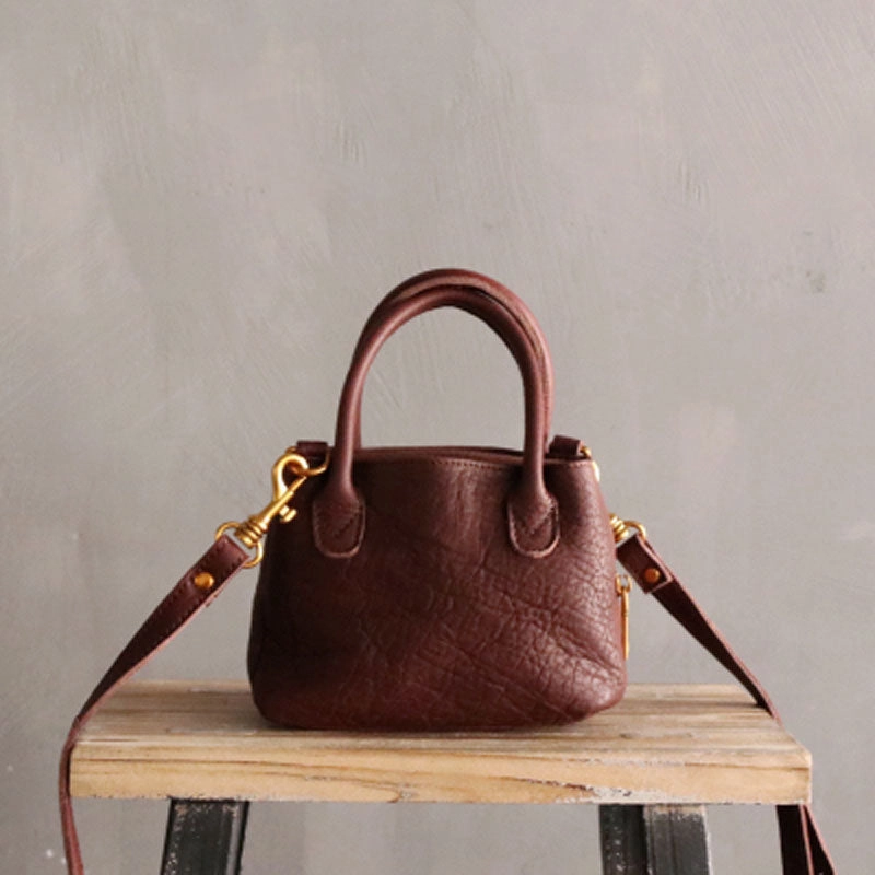 Timeless Feature Small LEATHER WOMENs Handbag Mini Vintage Shoulder Purses FOR WOMEN