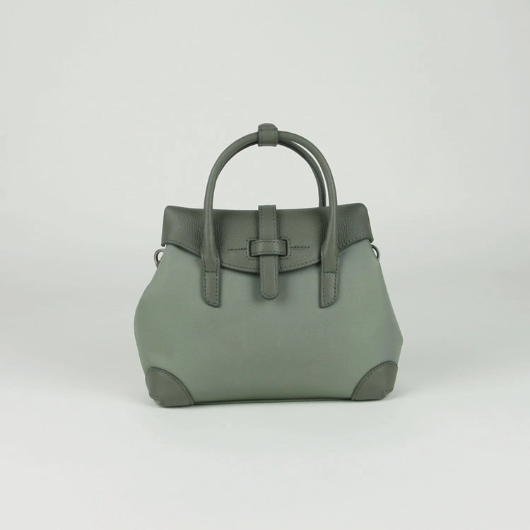 Small Womens Gray&Yellow NYLON Handbag Purse Cute NYLON Shoulder Bag Crossbody Purse for Ladies Workwear Accessory Soft Feel