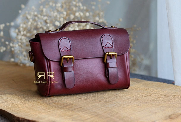 Functional Look Comfy Everyday Handmade Leather handbag purse bag for women leather crossbody shoulder bag