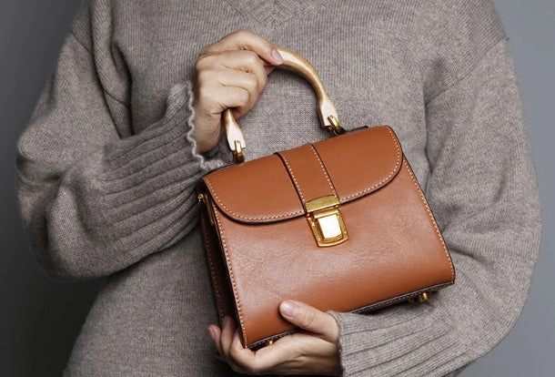 Genuine Leather Cute Handbag Crossbody Bag Shoulder Bag Women Leather Purse Comfortable Style