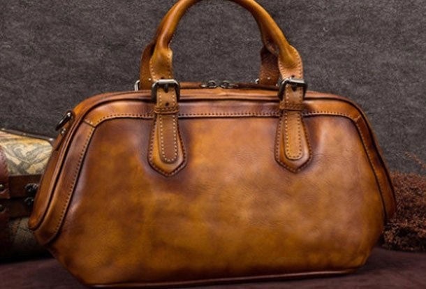 Genuine Leather Handbag Vintage Crossbody Bag Shoulder Bag Purse For Women Luxury Modernity