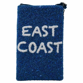 Soft Lining Fashion Essential Beaded Club Bag - East Coast