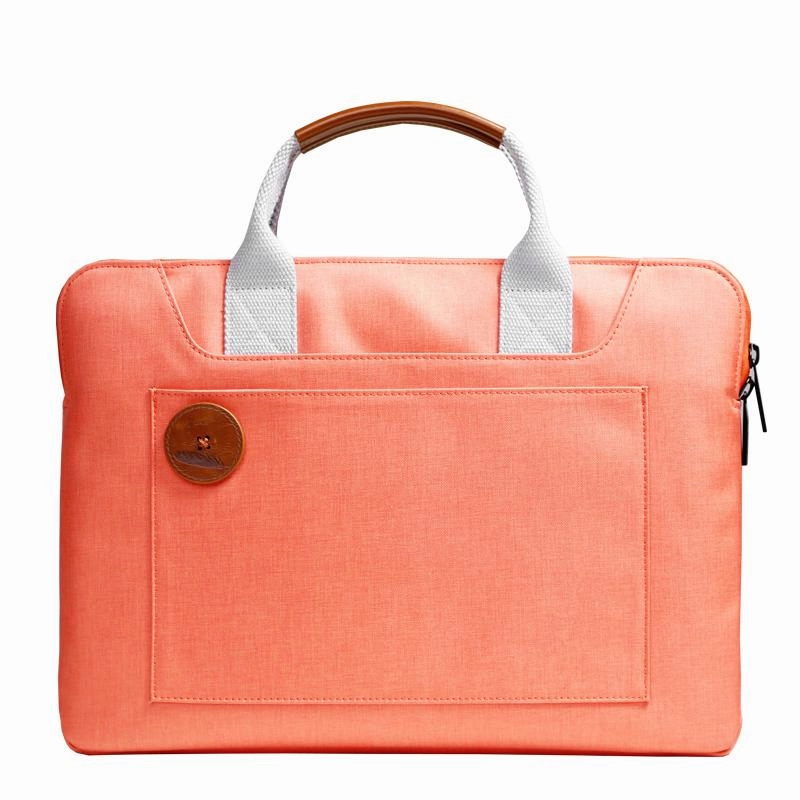 Cool Oxford Cloth PVC Women Orange 13.3???? Briefcase Business Computer Handbag For Women Winter Outfit Timeless Appeal