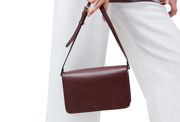 Genuine Leather Satchel bag shoulder bag for women leather crossbody bag Easy Access Functional Carry