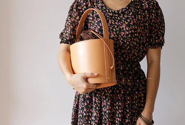 Handmade Leather Barrel bag shopper bag for women leather handbag shoulder bag Urban Detail