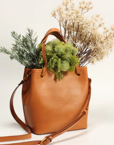 Modern Look Handmade Leather Tote Purse Bucket Bag Handbag Shoulder Bag Large for Women Leather Shopper Bag