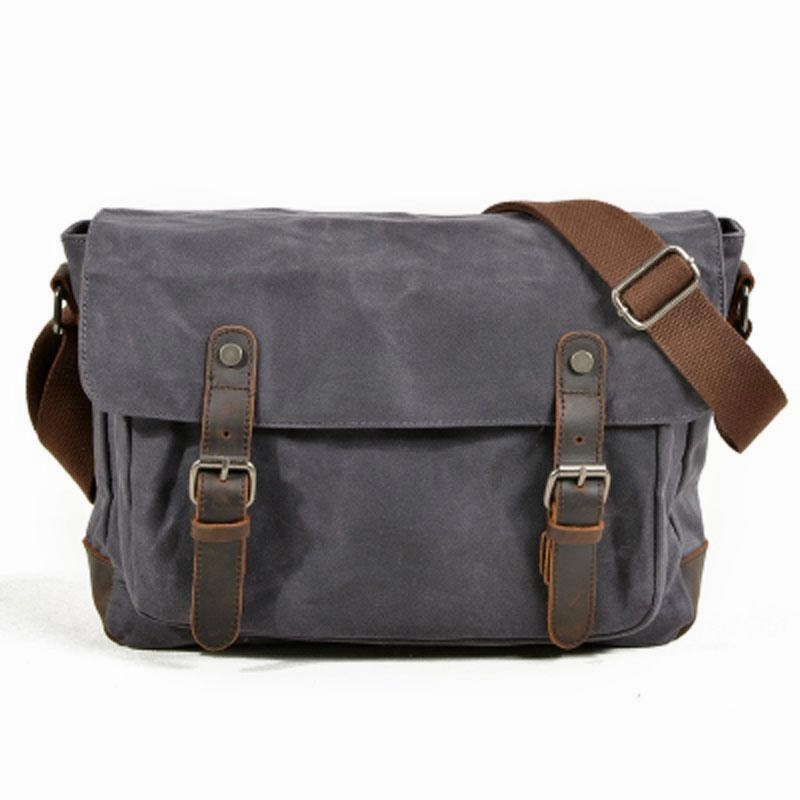 Minimal Carry Urban practicality Mens Canvas Side Bag Messenger Bag Camera Courier Bag Shoulder Bag for Men