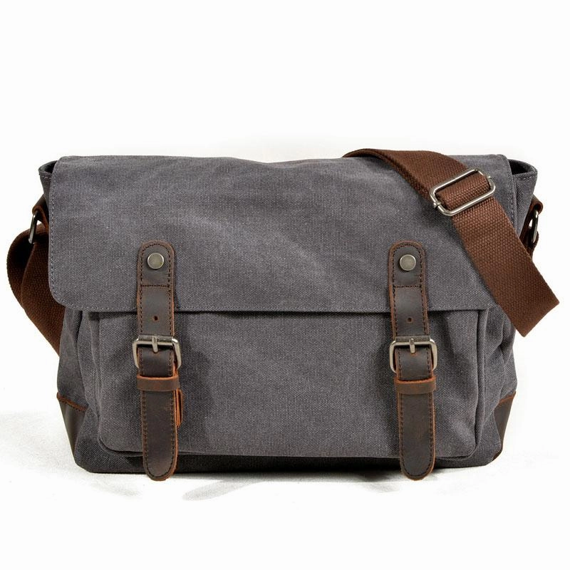 Mens Canvas Side Bag Messenger Bag Camera Courier Bag Shoulder Bag for Men Versatile Accessory Urban Lifestyle