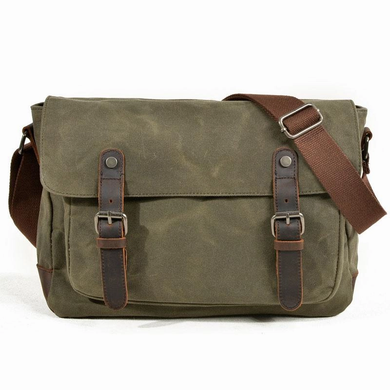 Mens Canvas Side Bag Messenger Bag Camera Courier Bag Shoulder Bag for Men Stylish Carry