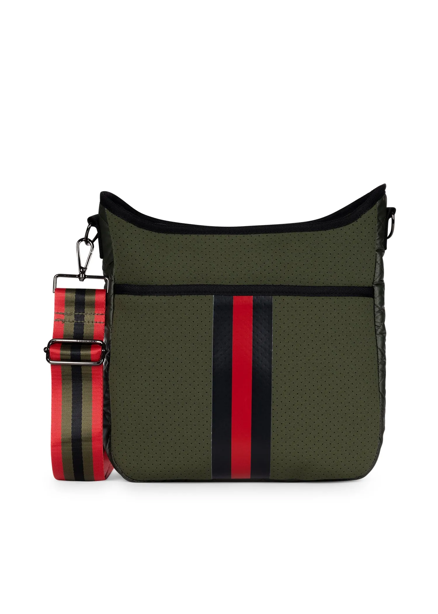 Space-efficient yet roomy enough to fit your daily items Blake Avenue Neoprene Crossbody Bag - FINAL SALE