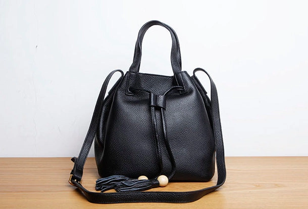 Minimalist crossbody bag Stylish Structure Genuine Leather Cute Women Bucket Bag Handbag Crossbody Bag Shoulder Bag Women Leather Purse