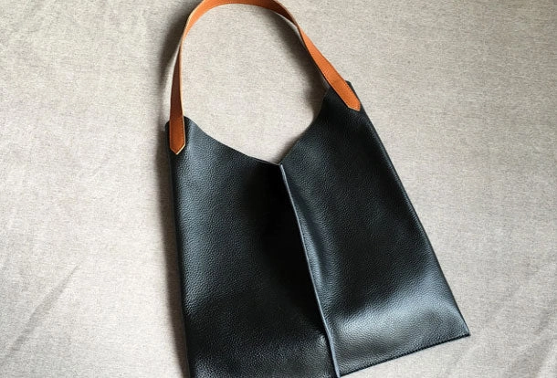 Secure Closure Commuter Bag Stylish Unique Leather Tote Bag Purse Shoulder Bag Handbag For Women