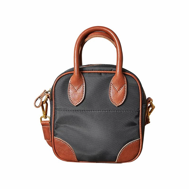 Fashion Nylon Leather Mens Womens Black Small Square Side Bag Messenger Bags Small Handbag for Men Women Aesthetic Design