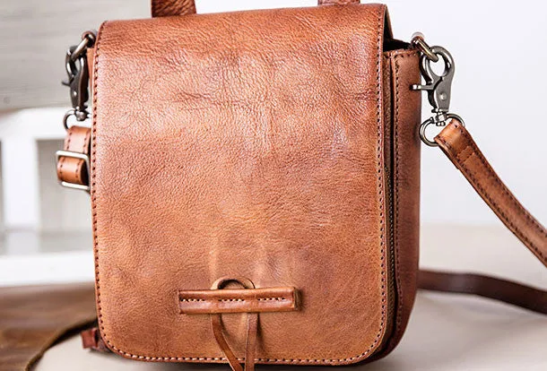 Handmade vintage purse leather crossbody bag purse shoulder bag for women Office Look