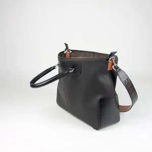 Classic Large Womens Coffee Leather Work Handbag Purse Leather Shoulder Purse Bag for Ladies Durable Canvas Casual Essential