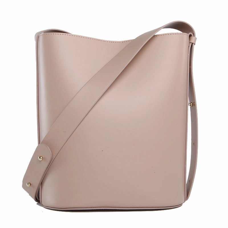 Soft Texture Finish Refined Contemporary Bag Stylish LEATHER WOMEN Bucket Handbag Barrel SHOULDER BAG Crossbody Purse FOR WOMEN