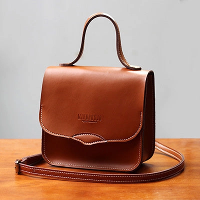 Stylish LEATHER WOMEN Square Handbag SHOULDER BAG Crossbody Purse FOR WOMEN Light Utility