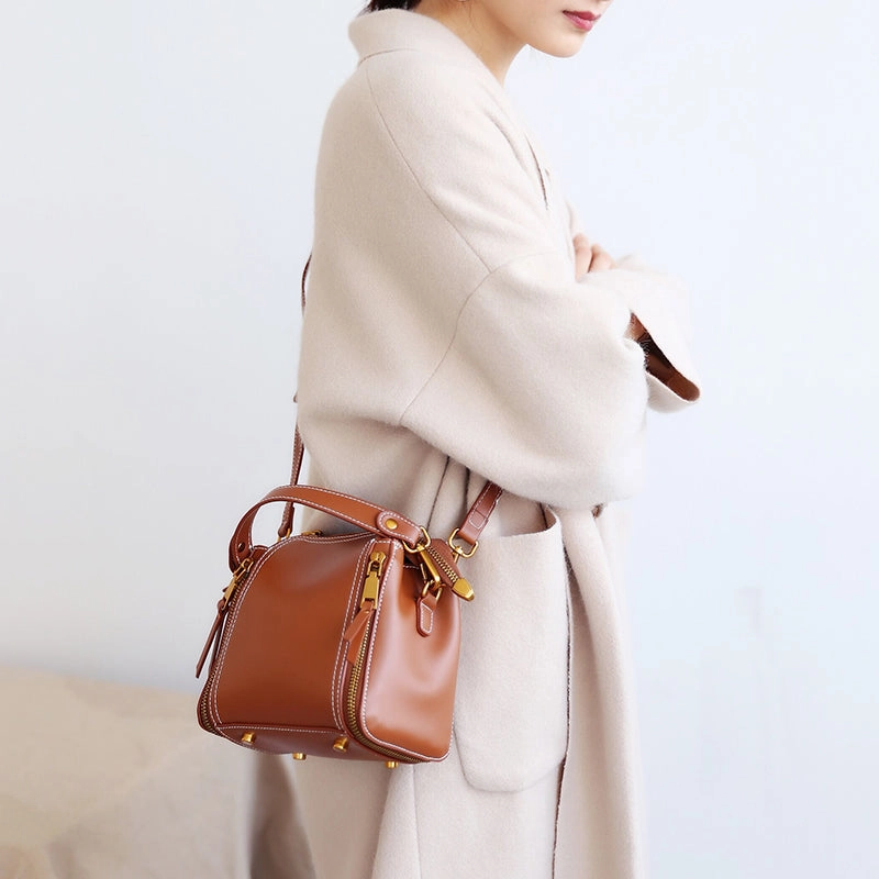 Stylish LEATHER WOMENs Small Handbags SHOULDER BAG Purse FOR WOMEN Work Travel Lightweight Function