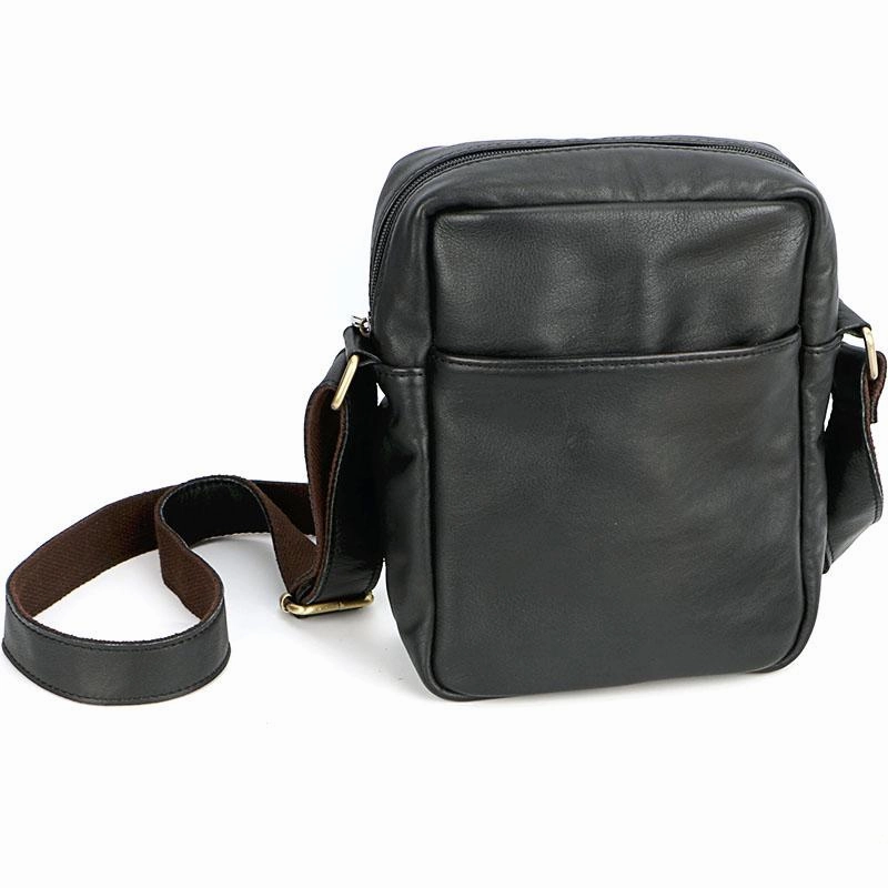 Urban Mobility Brown Leather Mens CasualSmall Vertical Courier Bag Messenger Bags Black Postman Bag For Men