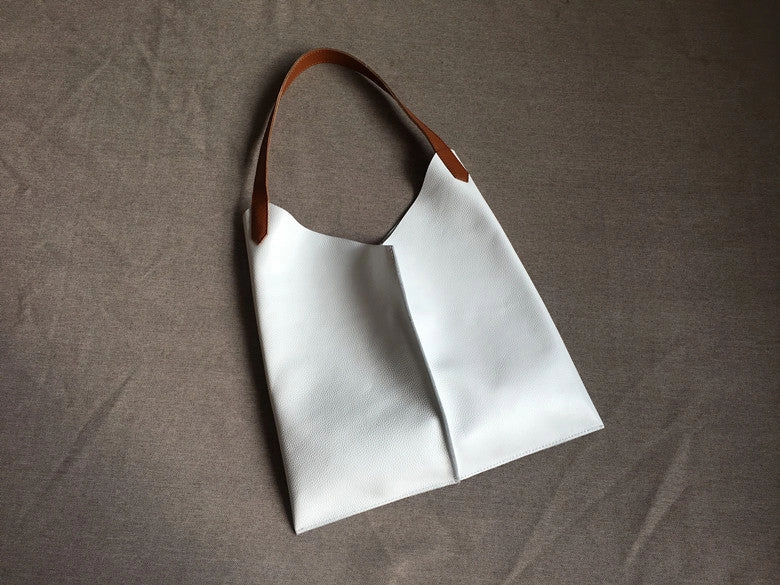 Stylish Unique Womens White Leather Tote Bag Purse Black Shoulder Bag Handbag Green Tote Purse For Women Stylish Mood