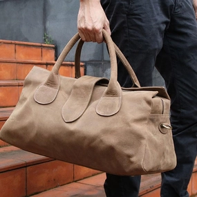 Hardwearing Bag Cool Leather Mens Weekender Bag Travel Bags Shoulder Bags for men