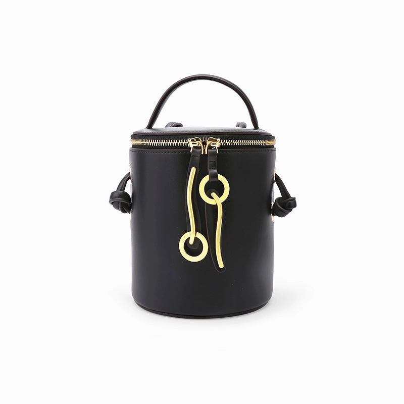 Leather Women Barrel Handbag Bucket Bag Shoulder Bag For Women Smart option Soft Shape