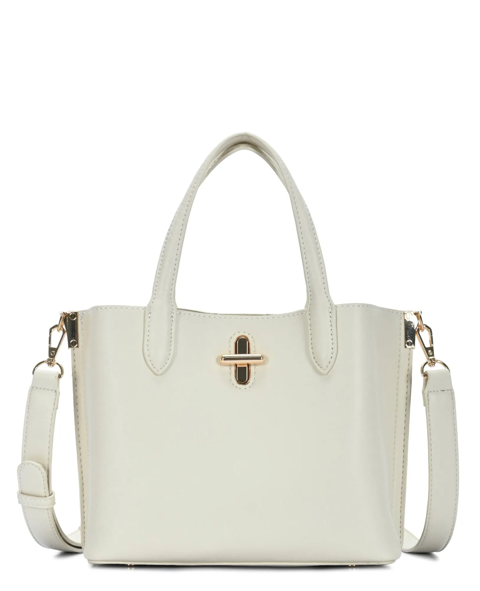 Lightweight Everyday Style BGT7010 Annette Three Compartment Satchel/Crossbody Bag