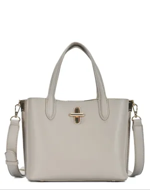 Keeps your hands free while providing easy access to essentials Offers secure storage without sacrificing style BGT7010 Annette Three Compartment Satchel/Crossbody Bag