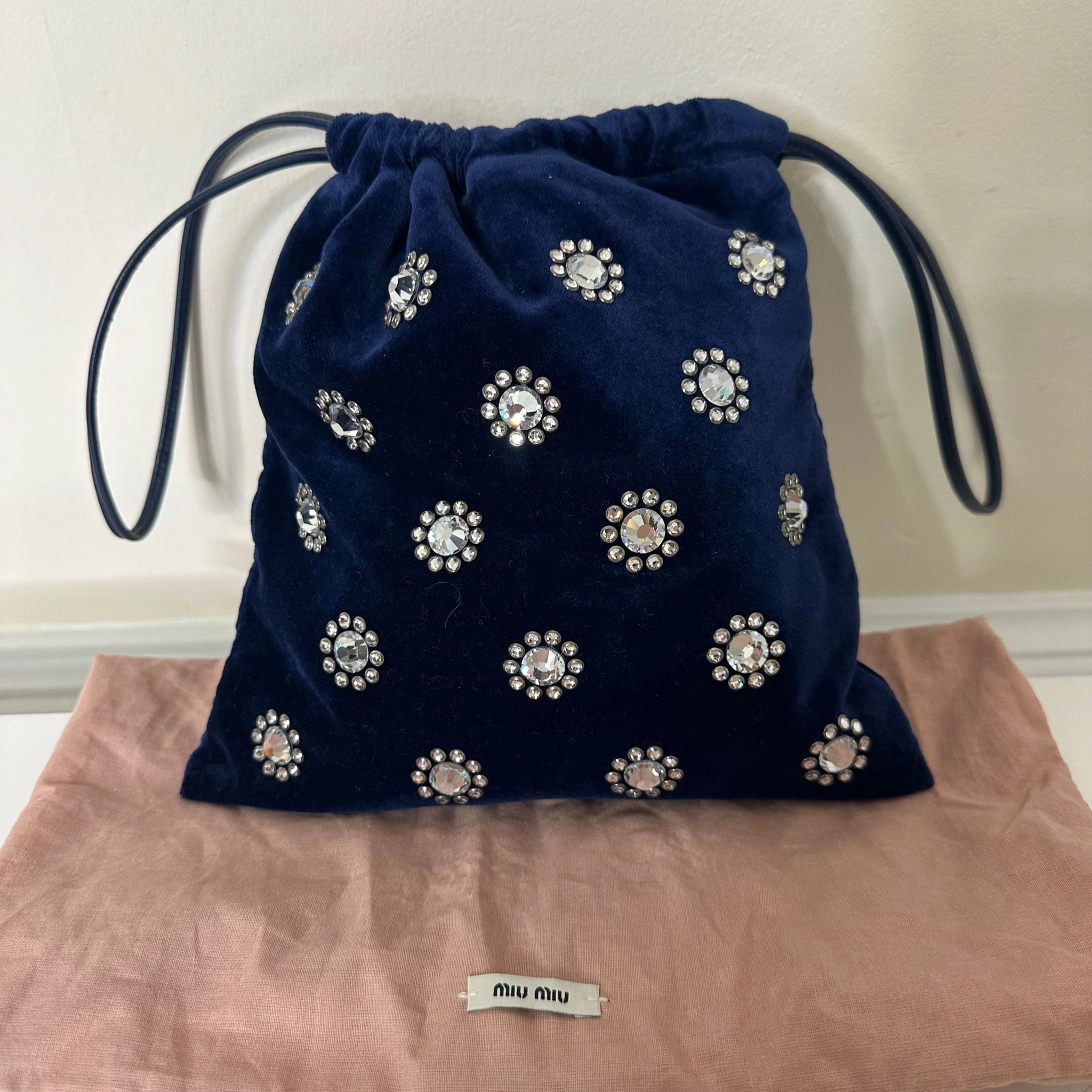 Miu Miu Handbag Royal Blue Sophisticated Detail