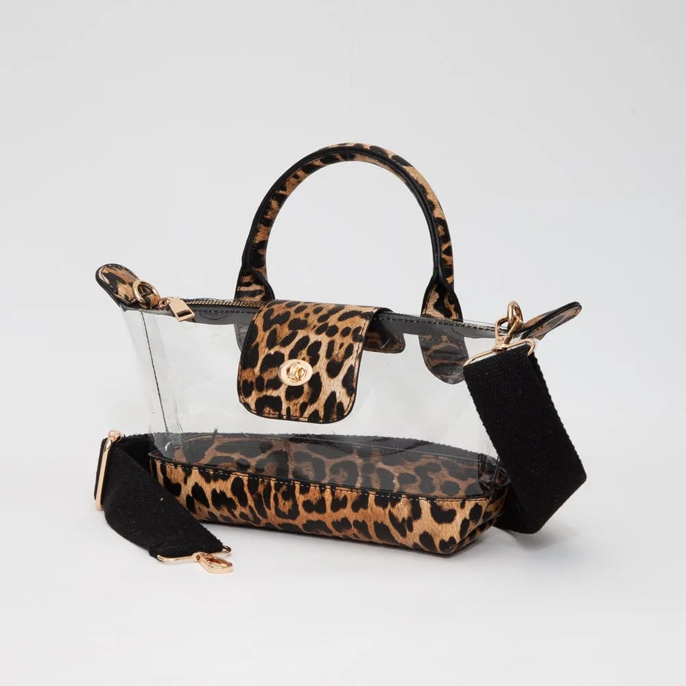 Functional Piece TG10701 Stella Clear Mini Satchel/Crossbody Bag