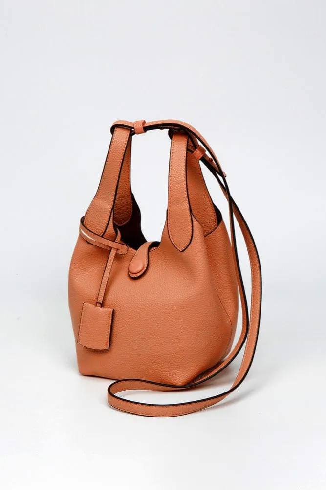 TG10827 Loren Bucket Tote Crossbody Bag Soft Texture