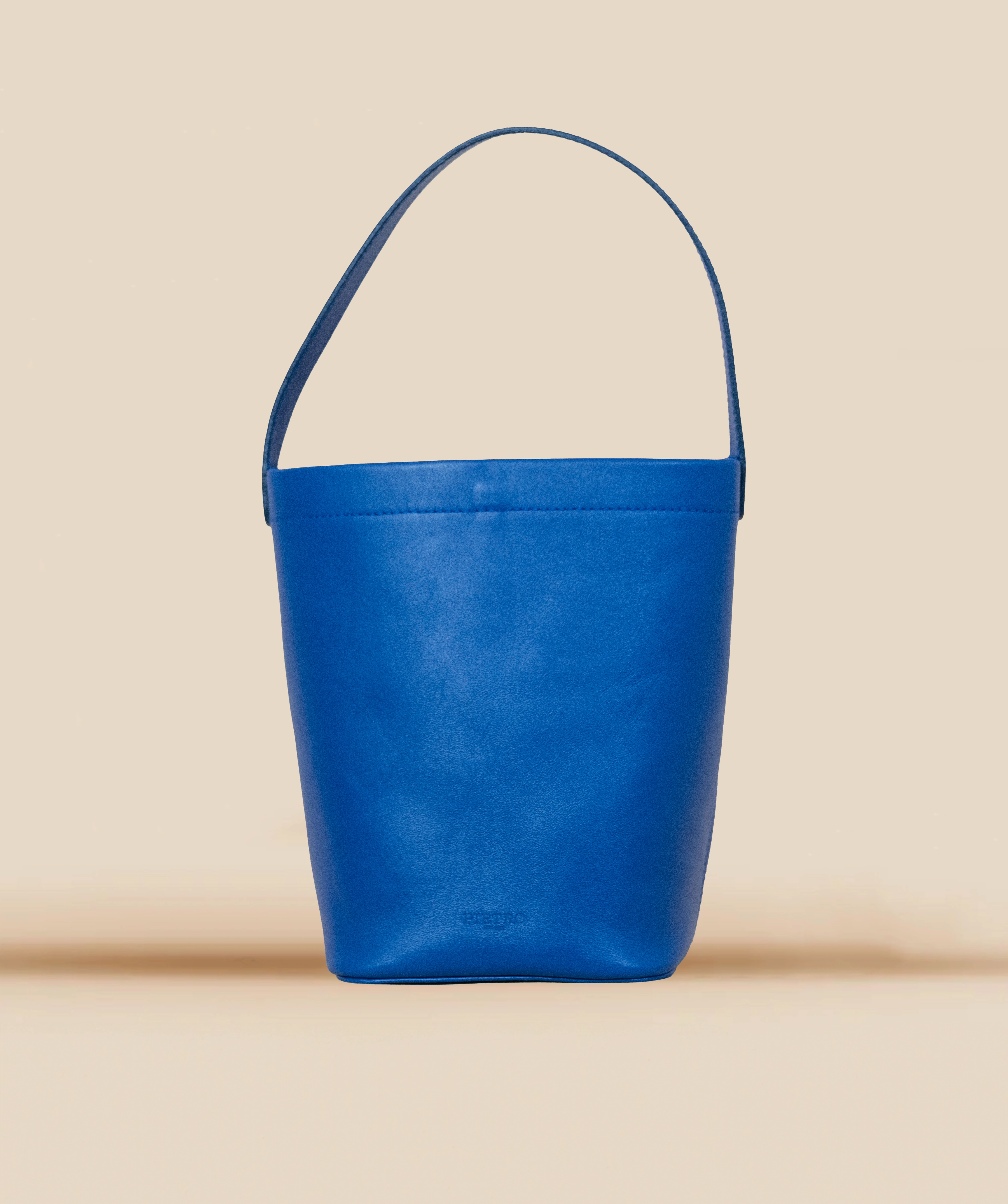 simple design Embroidered Detail The Chelsea Mini- Cobalt